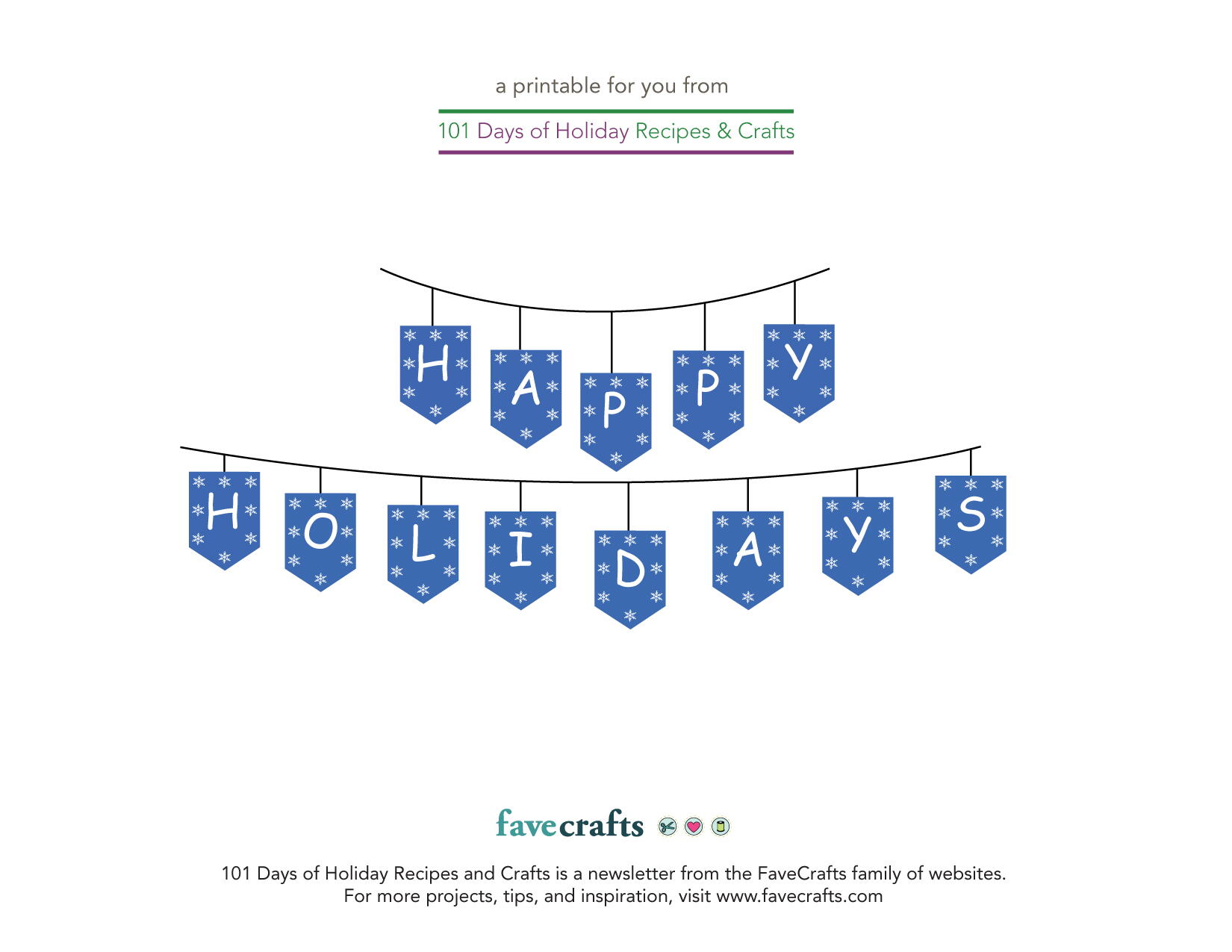 Happy Holidays Banner Printable Free Happy Holidays Banner Printable Free