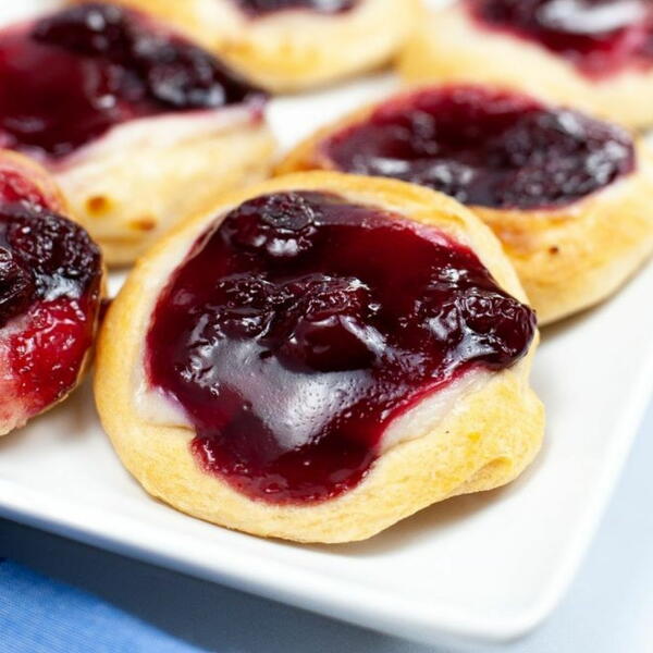 Air Fryer Cherry Danish