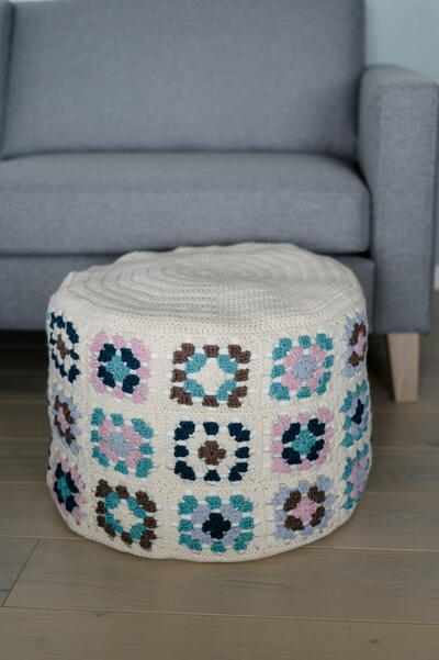 Granny Square Ottoman 