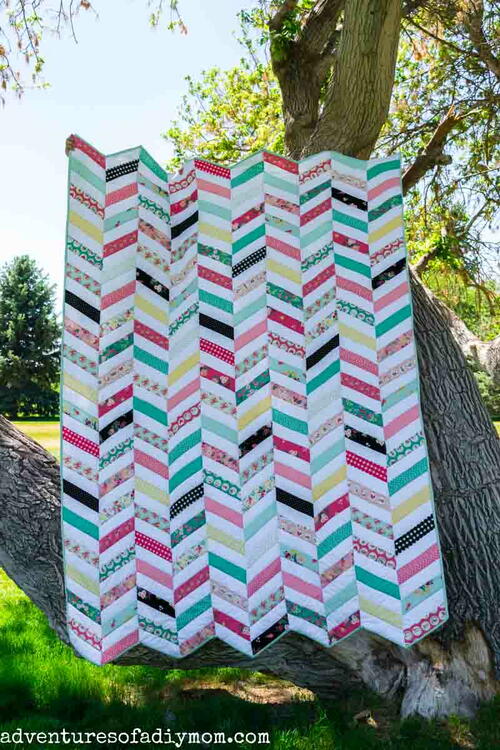 Easy Herringbone Quilt Pattern