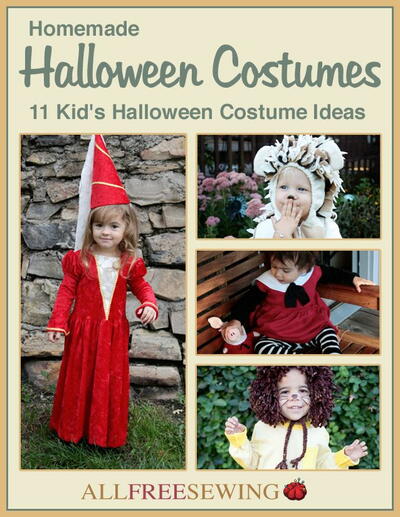 Homemade Halloween Costumes: 11 Kids Halloween Costume Ideas Free eBook