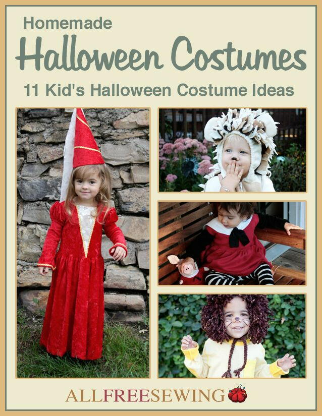 11 Kids Halloween Costume Ideas Free eBook | AllFreeSewing.com