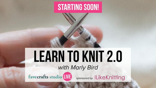 Learn to Knit 2.0 with Marly Bird