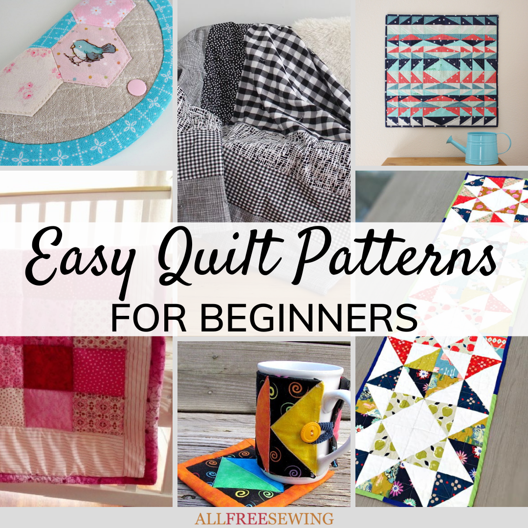 45+ Easy Quilt Patterns for Beginners | AllFreeSewing.com