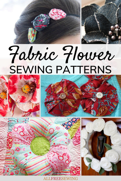30+ Fabric Flower Patterns