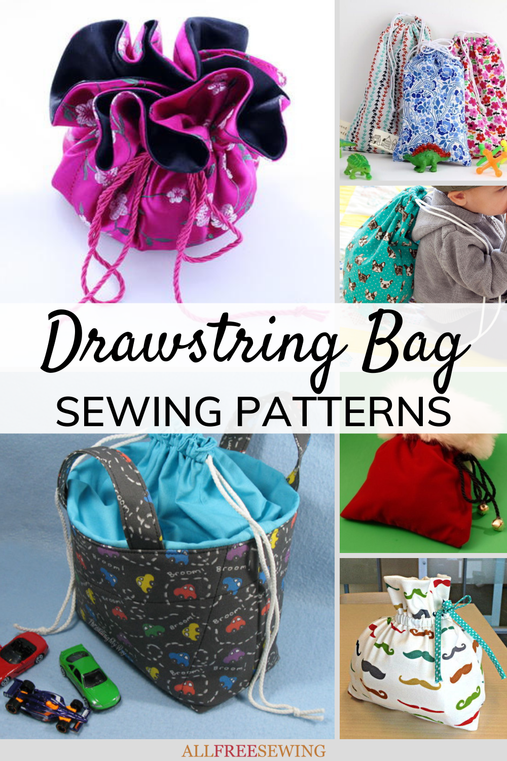 26 Drawstring Bag Patterns & Tutorials (Free) | AllFreeSewing.com