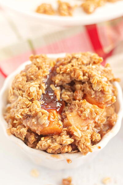 Single Serve Apple Crumble