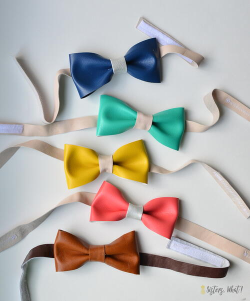 Leather Bow Ties