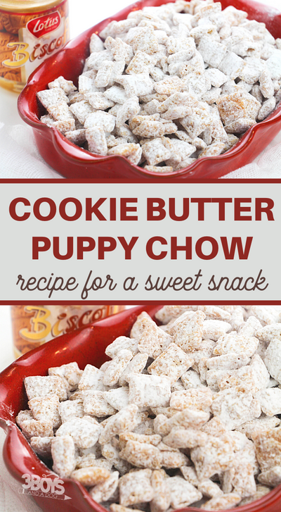 Addictive Cookie Butter Puppy Chow Recipe