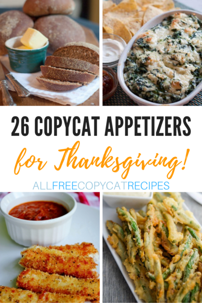 26 Copycat Appetizers for Thanksgiving