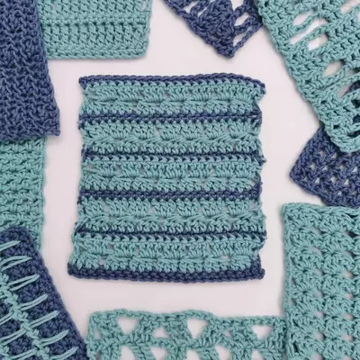 Waves And Stripes Crochet Stitch Tutorial 