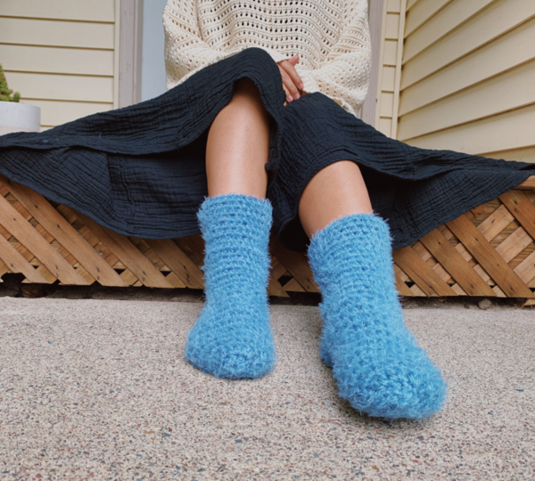 Crochet Slipper Socks