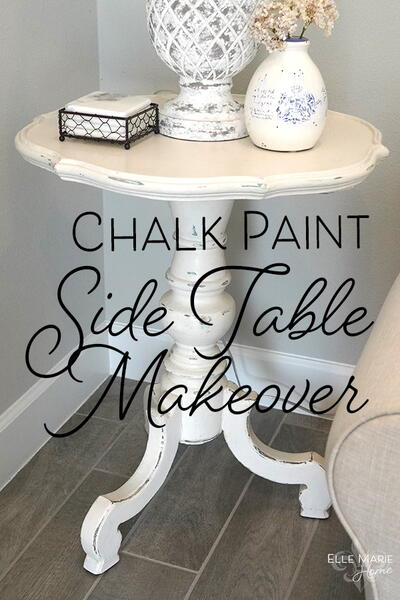 Chalk Paint Side Table Makeover