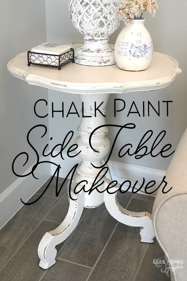 Chalk Paint Side Table Makeover
