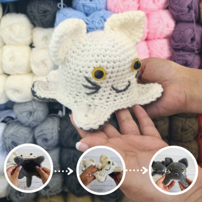 Crochet Amigurumi Reversible Cat