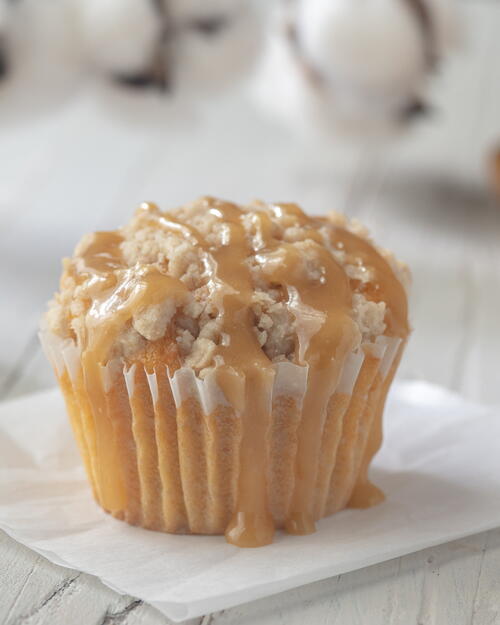 Sweet Potato Muffins With Crumble Topping