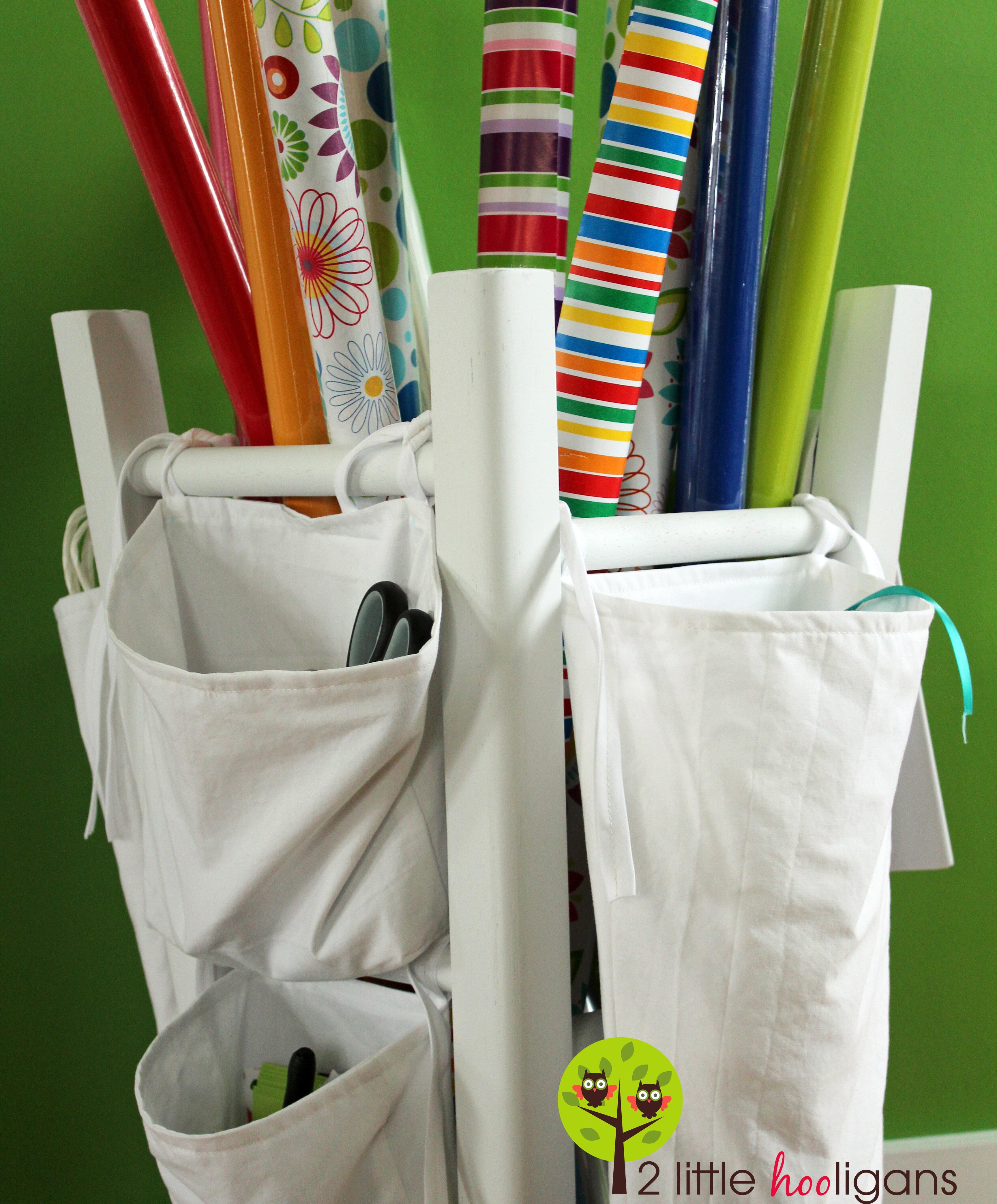 Wrapping Paper Organizer | AllFreeSewing.com