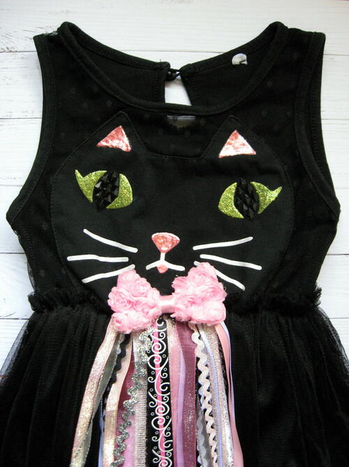 Embellish A Cute Black Cat Costume