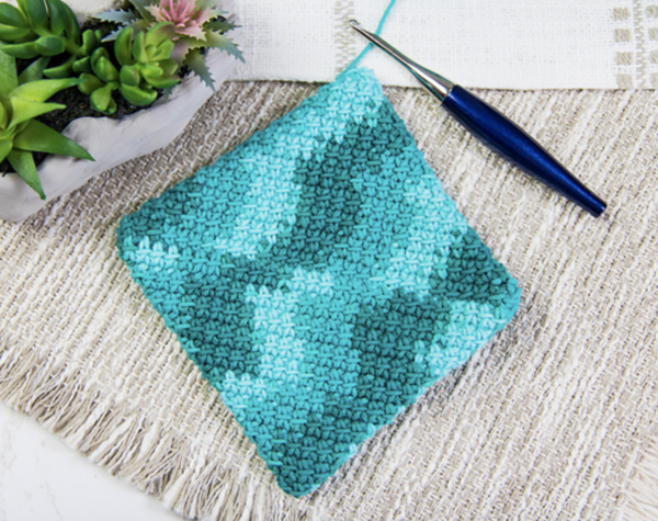 Amazing Crochet Potholder – Double Thick Diagonal