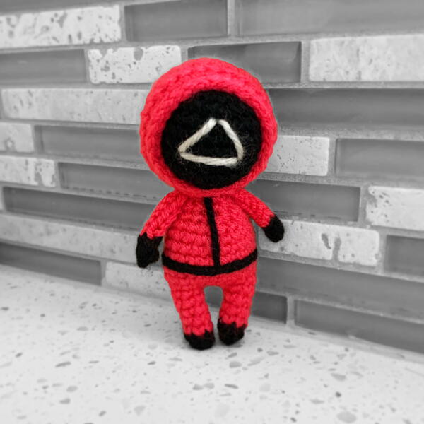 Squid Game Worker Soldier Amigurumi Doll