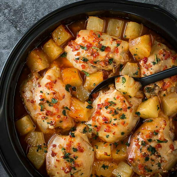 Slow Cooker Hawaiian Chicken