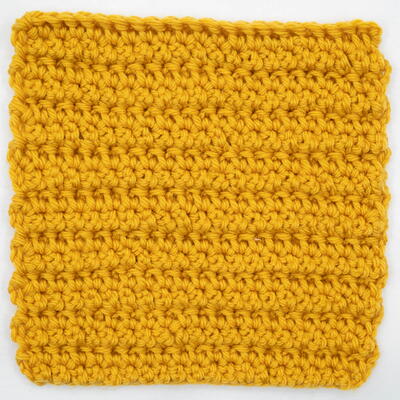 Extra Extended Single Crochet Stitch Tutorial