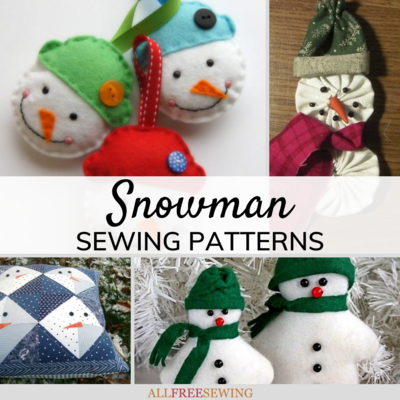 15+ Free Snowman Patterns to Sew