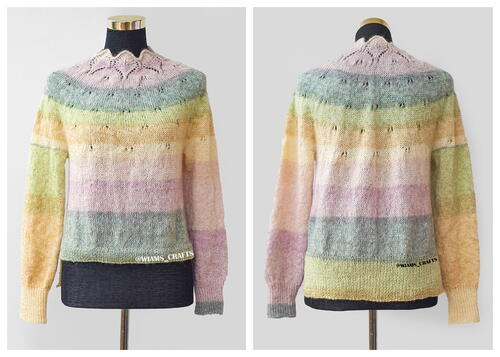 Pastel Stripes Sweater