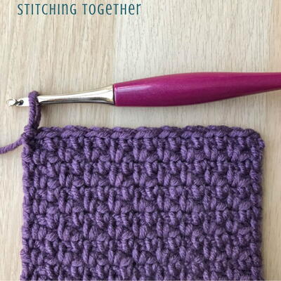 Moss Stitch Crochet Tutorial