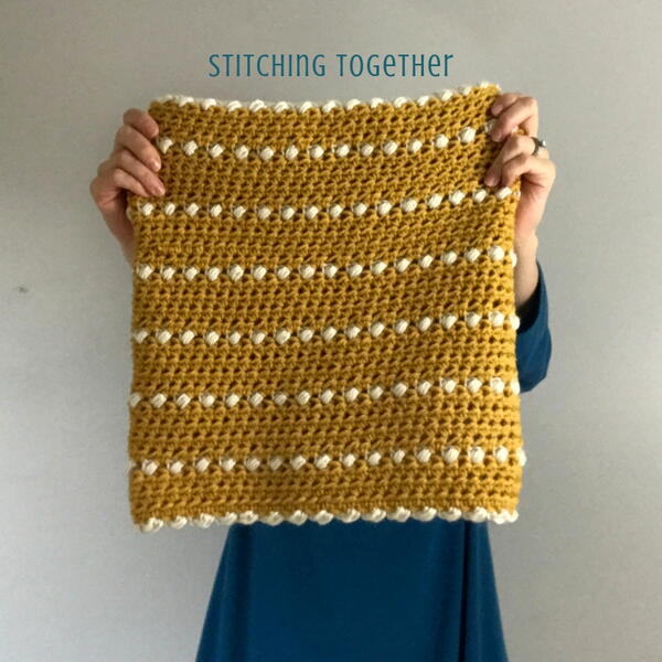 Peeking Puff Stitch Cowl