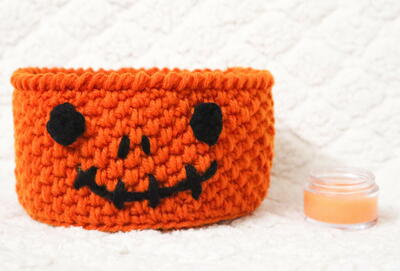 Crochet Halloween Candy Basket