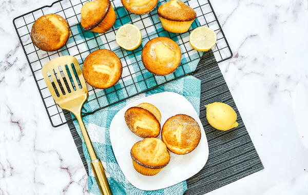 Easy Lemon Cake Mix Muffins