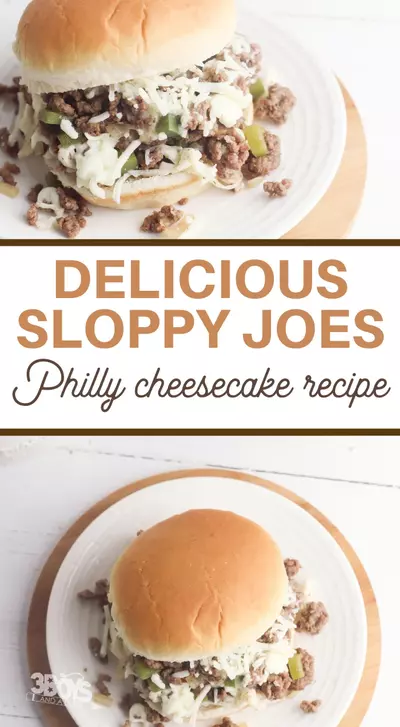 Hearty Philly Cheesesteak Sloppy Joes