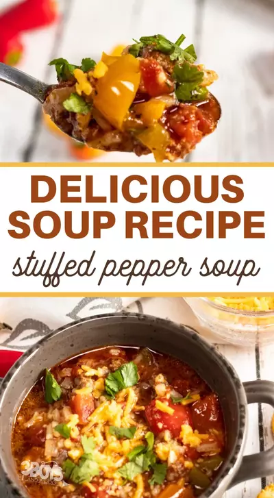 Fast And Simple Stuffed Pepper Soup