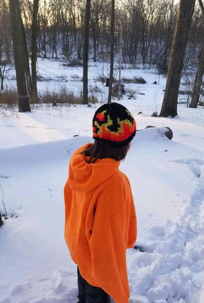 Crochet Halloween Beanie