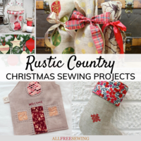 46 Rustic Country Christmas Sewing Projects