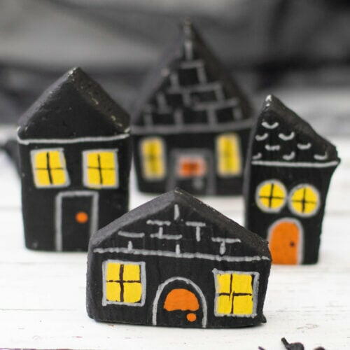 Salt Dough Haunted Houses