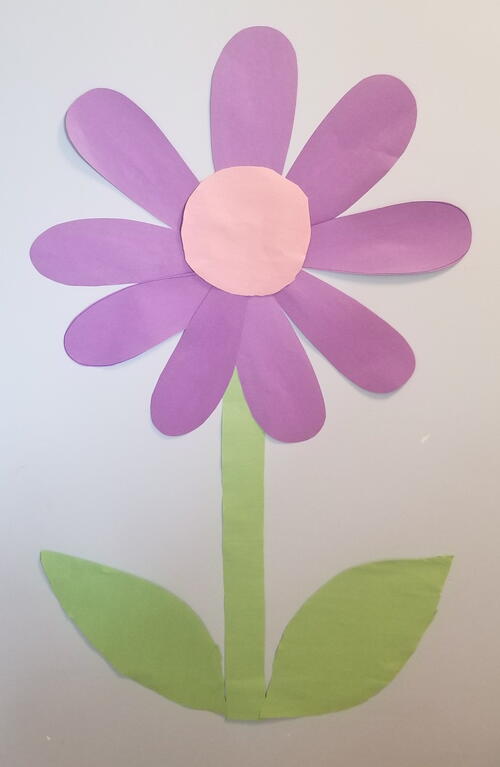 Pin the Petals on the Flower Game