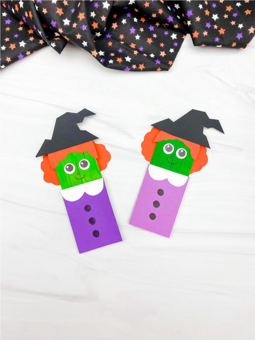 Witch Popsicle Stick Craft