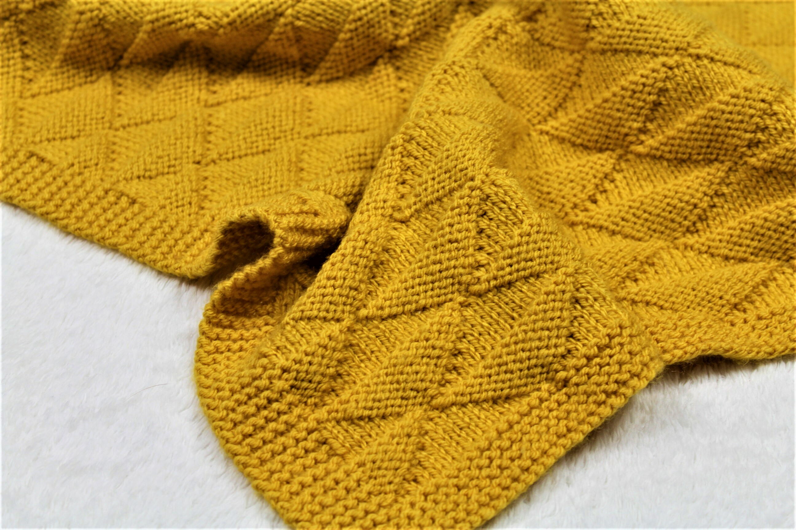 Albie Knit Blanket | AllFreeKnitting.com