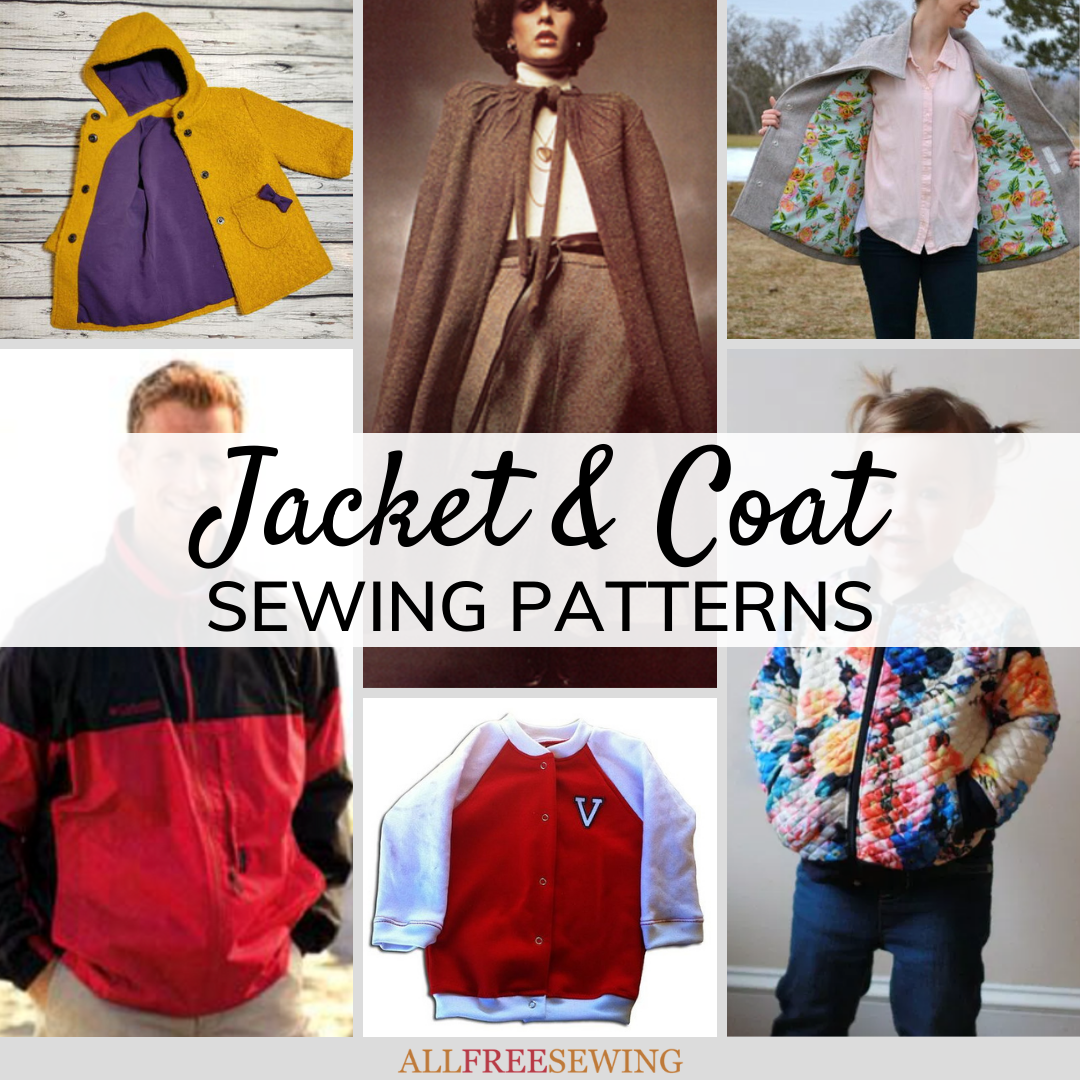 Vintage Knitting Pattern Zippered Jacket or Coat Ladies