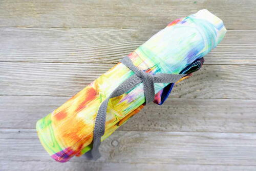 Easy Sew Paintbrush Roll-up Case