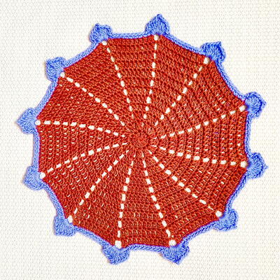 Pinwheel Crochet Swirl Doily