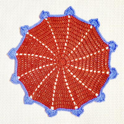 Pinwheel Crochet Swirl Doily | AllFreeCrochet.com