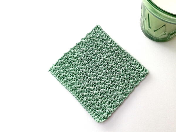 Easy Crochet Coaster Floret