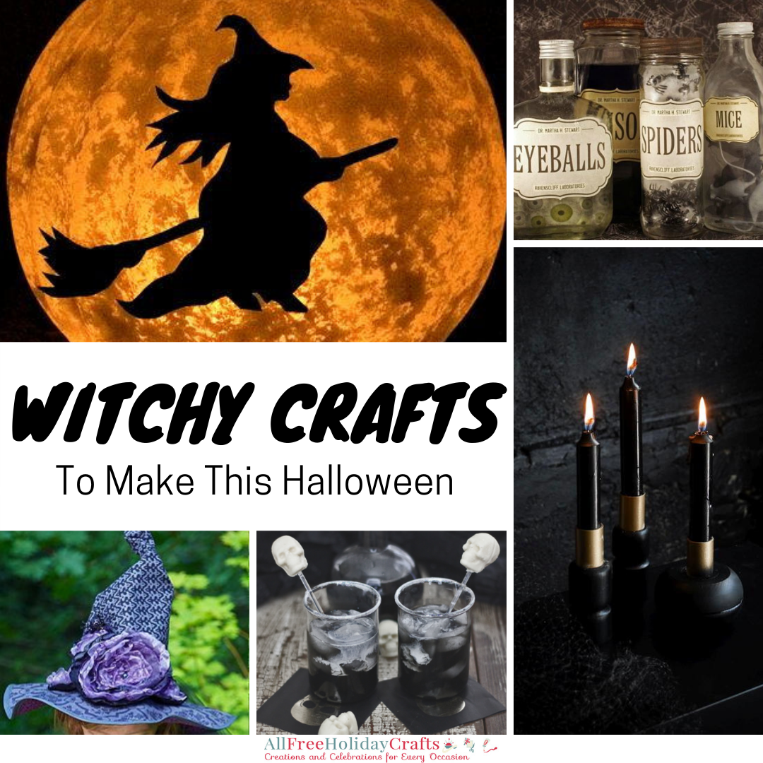 40+ Witchy Crafts to Make This Halloween  AllFreeHolidayCrafts.com