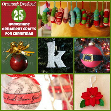 25 Homemade Ornament Crafts for Christmas