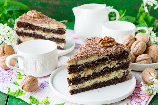 Chocolate Custard Cake