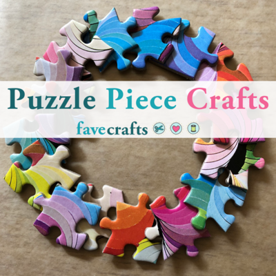 10 Puzzle Piece Crafts