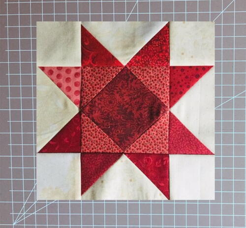 Square In A Square Sawtooth Block
